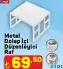METAL DOLAP İÇİ DÜZENLEYİCİ RAF METAL DOLAP İÇİ DÜZENLEYİCİ RAF